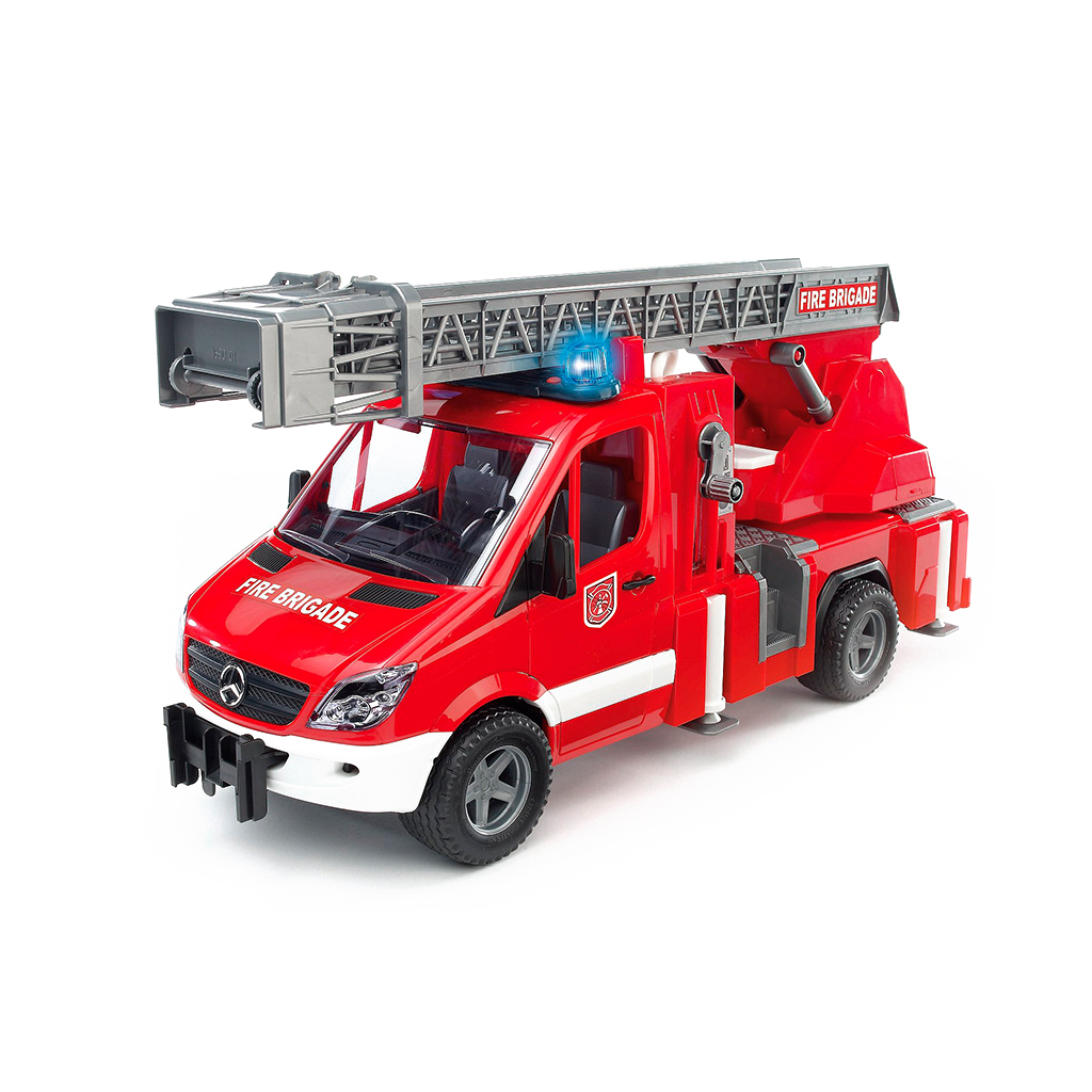 Camion Mercedes Benz De Bomberos Ref. 2532 JUGUETES BRUDER By RURALTOYS TIENDA EXCLUSIVA