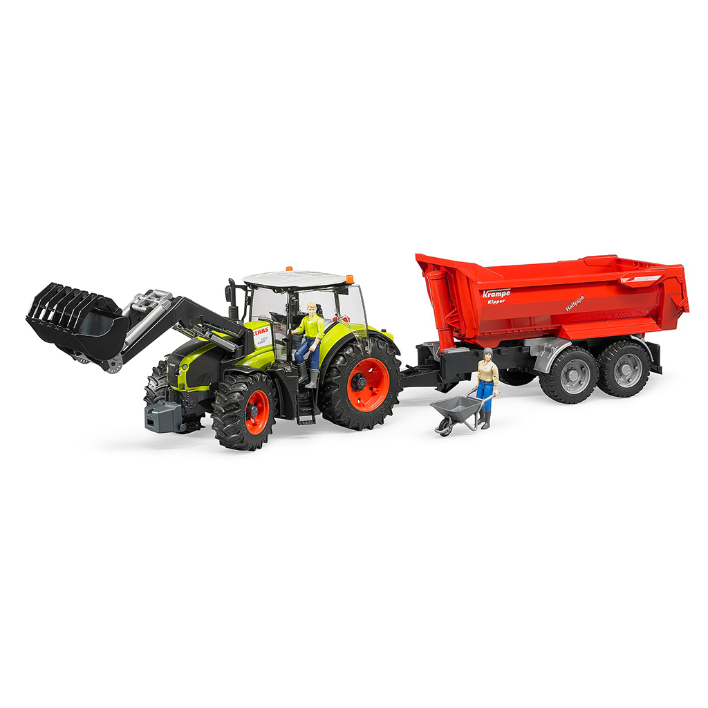 Tractor bruder sales con remolque