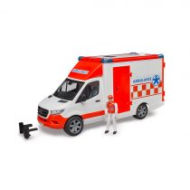 Ambulancia Mercedes Benz con Sanitario Bruder 2676