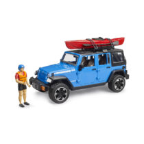 Todoterreno Jeep Wrangler Rubicon Unlimited con Kayak y Figura – Ref. Bruder 2529